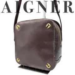 ✨AIGNER  アイグナー　ショルダーバッグ ポーチ　ブラウン