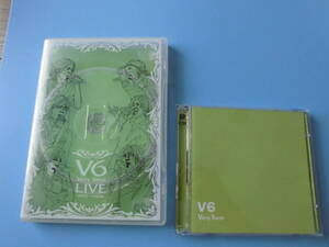 中古ＣＤ・ＤＶＤ◎Ｖ６　2枚まとめて（Ｖｅｒｙ　ｂｅｓｔ　ＬＩＶＥ～１９９５－２００４～・Ｖｅｒｙ　ｂｅｓｔ）◎