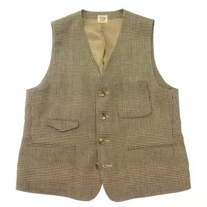 アウト オブ トラッド ベスト キース グレンプレイド チェック ベージュ メンズ サイズ3 OUT OF TRAD Keith Glen Plaid【LA】