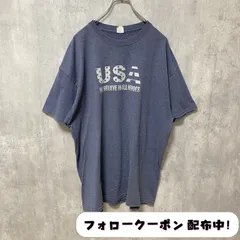 古着 used　USA　半袖プリントTシャツ　グレー　バックプリント　ビッグシルエット　オーバーサイズ