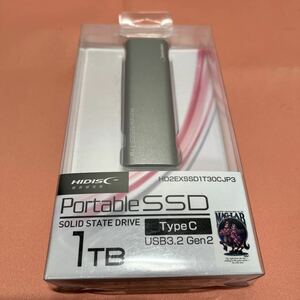 HIDISC 磁気研究所 外付けSSD Type-C アルミボディ 1TB HD2EXSSD1T30CJP3 新品未使用品