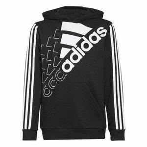 新品★adidas★アディダス★160★ビッグロゴが大人気!!長袖パーカー★ブラック★黒★スウェット★即決★ラスト1点