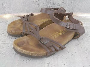 ◇ BIRKENSTOCK ビルケンシュトック サンダル 24.0 ブラウン レディース