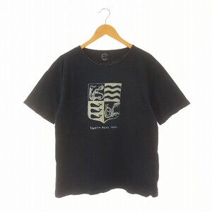 フォーティーファイブアールピーエム 45R 45rpm Tシャツ カットソー 半袖 藍染め 4 紺 ネイビー /MF ■OS メンズ