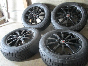 冬用set!! Weds Fang (黒) (17x7+40 5H/114,3) バリ溝(TOYO TX/2020) 225/60R17 アルファード ヴェルファイア エクストレイル デリカ D5 他