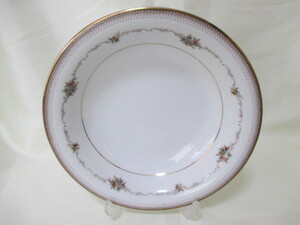 昭和中期　オールドノリタケ　NORITAKE　月桂樹Ｎ　Ｒ付　５７７０　（Glenwood）USデザイン　スープ・サラダボール　１枚