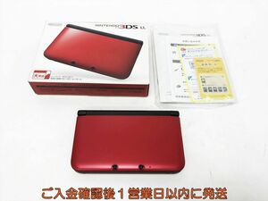 【1円】ニンテンドー3DSLL 本体 セット レッド/ブラック SPR-001 任天堂 初期化/動作確認済 K07-510tm/F3