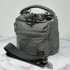 PORTER ポーター　バルーンサック　2way シルバーグレー　ショルダー