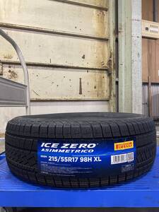 【法人宛限定送料無料】PRM55R17-131 ピレリPIRELLI 215/55R17 98H XL　ICEZERO ASIMMETRICO　1本　2022年製