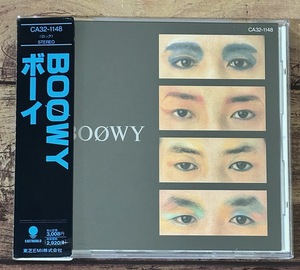 ★角丸 帯付き「BOOWY ボーイ」（BOφWY 氷室京介 布袋寅泰）CA32-1148 旧規格 オリジナル盤