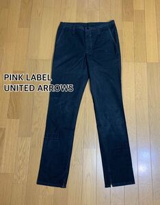 ■PINK LABEL UNITED ARROWS ユナイテッドアローズ■パッチワーク　チノパン　レディース:S☆BH-553