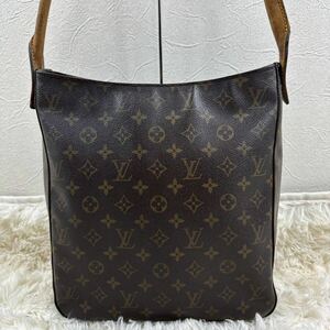 LOUIS VUITTON ルイヴィトン M51145 DK1067 モノグラム ルーピングGM ワンハンドル バッグ