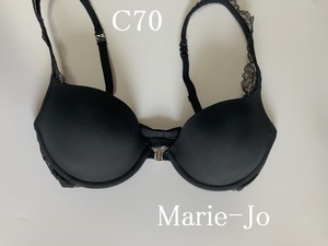 C70☆Marie-Jo マリジョー 高級海外ランジェリー　フロントホックブラ 黒