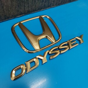 HONDA ODYSSEY GOLD EMBLEM ホンダ オデッセイ RA6 ゴールドエンブレム VIP LUGUXUY CUSTOM ビップ ラグジュアリー カスタム