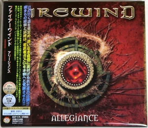 ◇ ファイアーウィンド FIREWIND アリージェンス ALLEGIANCE 初回限定 BOXケース付き ステッカー付き 日本盤 帯付き KICP-1175 新品同様 ◇