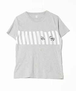 「Design Tshirts Store graniph」 半袖カットソー S グレー レディース