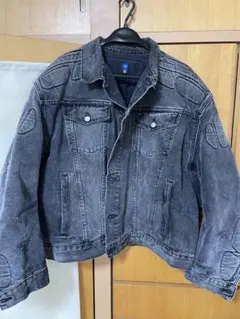 YEEZY GAP BALENCIAGA DENIM JACKET BLACK