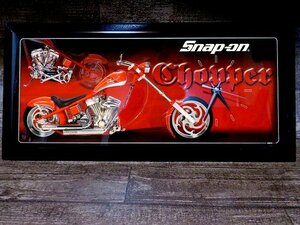 Snap-on スナップオン Chopper 時計(大) Harley-Davidson　ハーレーダビッドソン　非売品　掛け時計　希少　未使用 