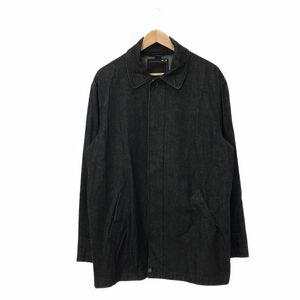 美品 NEIGHBORHOOD ネイバーフッド BLK/99 初期 98/99/00 ステンカラーコート L 90s 裏原 ストリート デニムジャケット メンズ AU2618B2