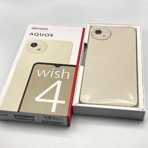 未使用品 AQUOS wish4 SH-52E ホワイト Android スマートフォン ドコモ SIMロックなし SIMフリー