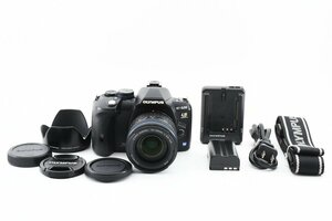 Olympus E-520 1000万画素 + 14-42mm レンズキット [美品] ストラップ LH-61Cレンズフード 充電器 バッテリー 手ぶれ補正