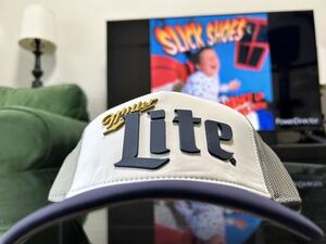 USA企業 ライトビール　Lite ミラービール キャップ　ホワイト