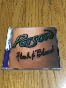 輸入盤CD POISON ポイズン『FLESH & BLOOD』Digitally REMASTERED デジタル・リマスター 送料185円