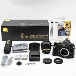 Nikon ニコン デジタル一眼レフカメラ Df 50mm f/1.8G Special Gold Editionキット ブラック DFLKBKGE デジタル一眼レフカメラ