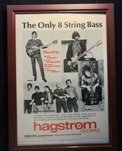 ☆ 1960年代 Hagstrom Guitars オリジナル広告 / ノエル・レディング Noel Redding ☆