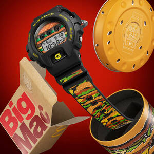 【新品/1000本限定】マクドナルド × G-SHOCK コラボレーションモデル DW-6900 ビックマック BIG MAC CASIO カシオ 35周年×50周年