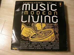 ●JAZZY VIBE CLUB LP●V.A./MUSIC FOR MODERN LIVING VOL.1