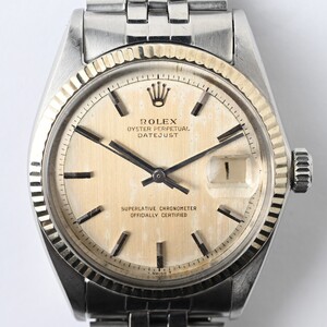 【本物/稼働品】ロレックス オイスターパーペチュアル デイトジャスト Ref.1601 SS 自動巻 60~70年代 ROLEX DATEJUST 腕時計 メンズ/紳士