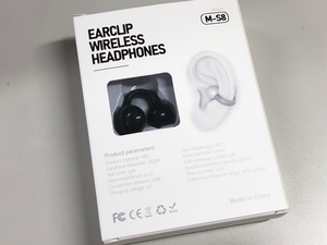 【I-382】● 新品　● Bluetooth クリップ型イヤホン ● ワイヤレスヘッドフォン EARCLIP WIRELESS HEADPHONE ●