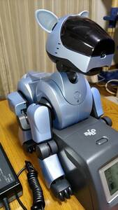 美品　SONY AIBO アイボ ERS-210 シルバー（水色）・動作品