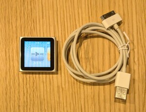 ■動作確認済み■Apple iPod Nano 第6世代 8G シルバー