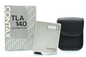 CONTAX TLA140 コンタックス ストロボ 外付けフラッシュ カメラアクセサリ ケース 元箱付 ■31174