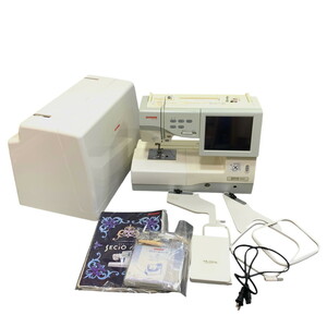 JANOME ジャノメミシン　SECiO　11000　860型　通電確認のみ　現状品お渡し(M61125-1)