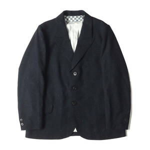 visvim ビズビム ジャケット サイズ:1 ヴィンテージネップ ウール ブレザー テーラードジャケット GRANGER BLAZER VINTAGE NEP ネイビー