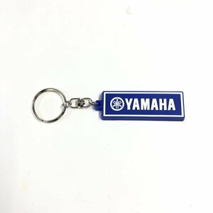 〇ヤマハ ラバーキーホルダー YAMAHA ロゴ ブルー