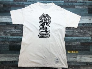 GYDA レディース プリント チュニック 半袖Tシャツ F 白