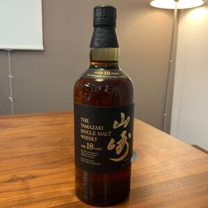 レア　サントリーシングルモルトウイスキー　山崎18年　750ml 未開封 古酒 SUNTORY WHISKY YAMAZAKI