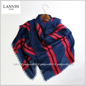 ◆LANVIN ランバン 『高級』イタリア製 大判 ストール 未使用◆