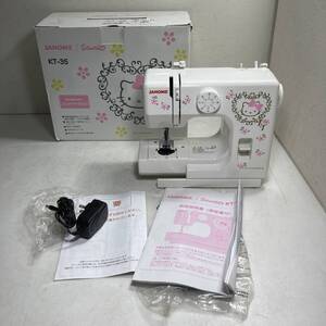 ★ JANOME×Sanrio ジャノメ×サンリオ ミシン ハローキティ コンパクトミシン 箱入り KT-35 動作未確認 ジャンク 2.70kg