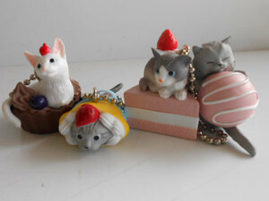 ♯LHg11GZねこcafeスペシャルカラーVer.全4種いちご苺ピンク玩具♂BANDAIバンダイ♀200円〓017812_c