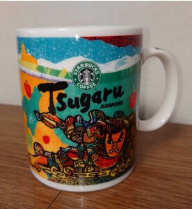 ○レア 希少 スターバックス STARBUCKS 旧ロゴ 青森 AOMORI 津軽 TSUGARU ねぶた マグカップ 地域限定 日本製 未使用品○