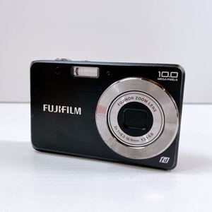 108【中古】FUJIFILM FinePix J20 富士フイルム ファインピクス コンパクトデジタルカメラ ブラック バッテリー 訳あり 動作未確認 現状品