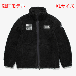 1円から売り切れ韓国モデル 新品 XLサイズ THE NORTH FACE 50周年 ブラックノースフェイス SNOW CITY FLEECE JACKET フリースジャケット 