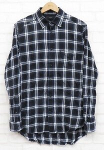 7T0873■ディーゼル チェックネルシャツ DIESEL