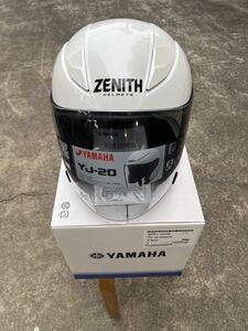 【未使用】【美品】YAMAHA ヤマハ ZENITH ゼニス YJ-20 ジェットヘルメット Lサイズ ホワイト バイク 二輪 オートバイ スクーター 原付