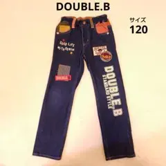 DOUBLE.B ダブルビー　デニム　パンツ　ズボン　120